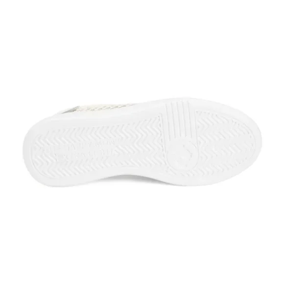 HAPPYMONK Made In Spain Leather And Raffia Laser Cut Sneakers - Picture 4 of 4